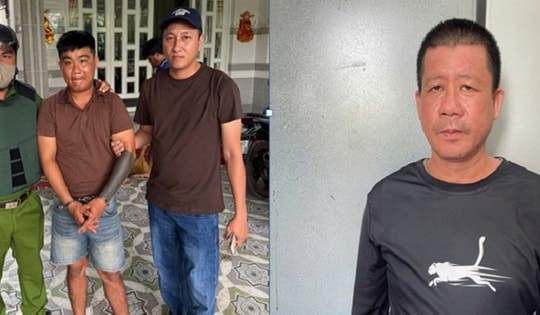 Bắt 2 đối tượng chém người vì mâu thuẫn chửi nhau qua điện thoại