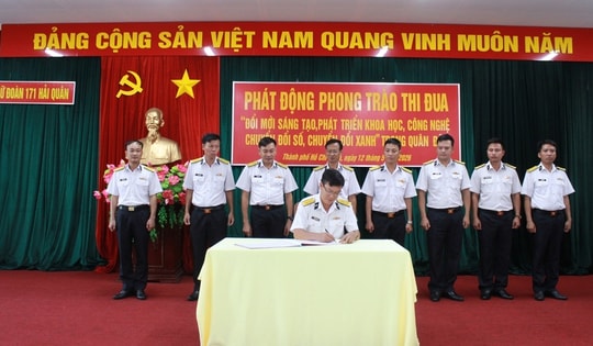 Phát động chuyển đổi số, chuyển đổi xanh ở Lữ đoàn 171