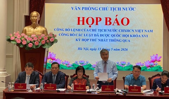 Công bố lệnh của Chủ tịch nước về 9 luật được Quốc hội thông qua tại Kỳ họp thứ Nhất