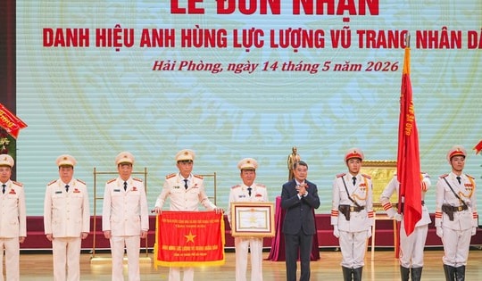 Niềm vui lớn của lực lượng Công an Hải Phòng