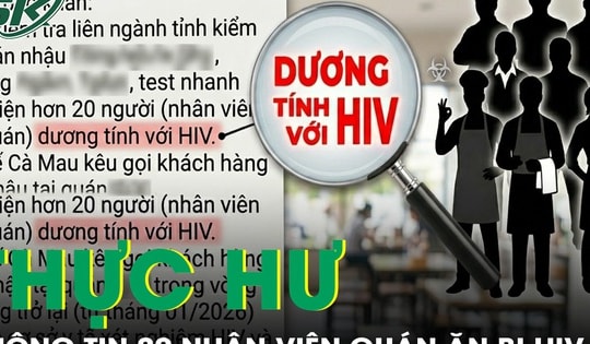 Thực hư thông tin hơn 20 nhân viên quán ăn nhiễm HIV ở Cà Mau