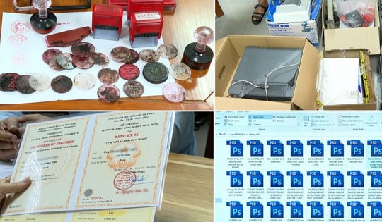 Nhiều bằng kỹ sư, cử nhân được 'cấp' bởi ổ nhóm làm giả tài liệu