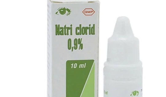 Bộ Y tế thu hồi toàn quốc lô thuốc nhỏ mắt Natri clorid 0,9%