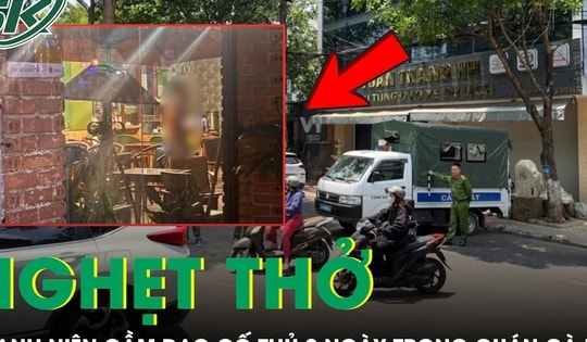 Khống chế nam thanh niên cầm dao cố thủ gần 2 ngày trong quán cà phê