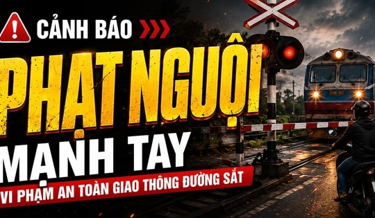Phạt nguội mạnh tay vi phạm an toàn giao thông đường sắt