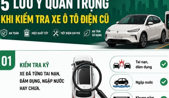 Những lưu ý để mua được ô tô điện cũ 'giá hời' mà vẫn chất lượng