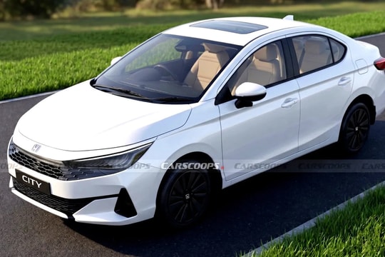 Lộ diện xe sedan Honda City phiên bản mới tại thị trường châu Á