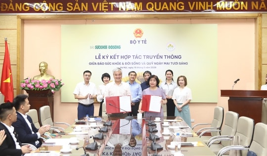 Báo Sức khỏe & Đời sống cùng Quỹ Ngày mai tươi sáng hợp tác lan tỏa thông điệp nhân ái, huy động hỗ trợ bệnh nhân ung thư