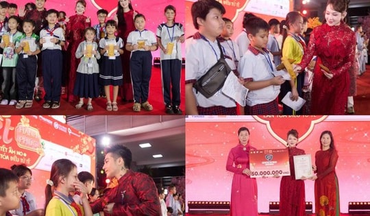 CEO Huyền Trang đồng hành cùng Sen Vàng trong chuỗi hoạt động thiện nguyện trao yêu thương