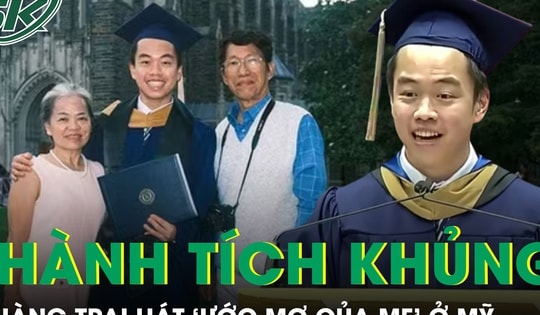 Chàng trai hát ‘Ước mơ của mẹ’ trong lễ tốt nghiệp ở Mỹ gây sốt với thành tích học tập cực khủng
