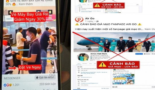 Cảnh báo lừa đảo bán vé máy bay giá rẻ dịp hè