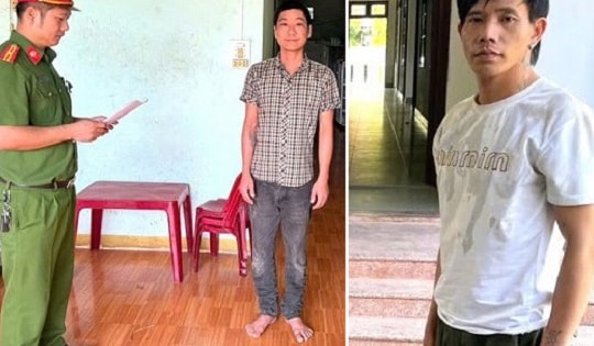 Bắt 2 đối tượng đe dọa, cướp điện thoại trên biển Rạng