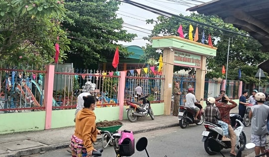 Bảo vệ trường mầm non tử vong trong sân trường, camera ghi lại diễn biến bất ngờ
