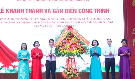 Hà Nội khánh thành trường THCS định hướng chất lượng cao