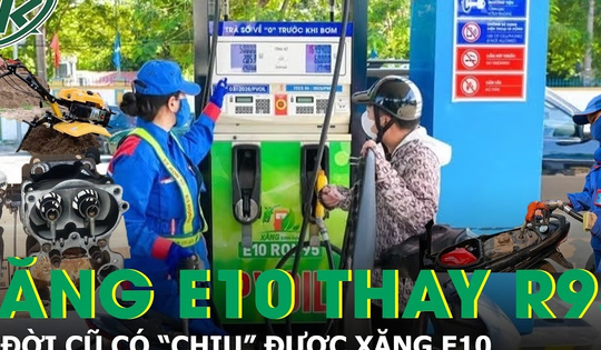 Xăng E10 thay R95: Xe đời cũ, máy cắt cỏ, máy bơm phun thuốc có “chịu” được xăng E10?