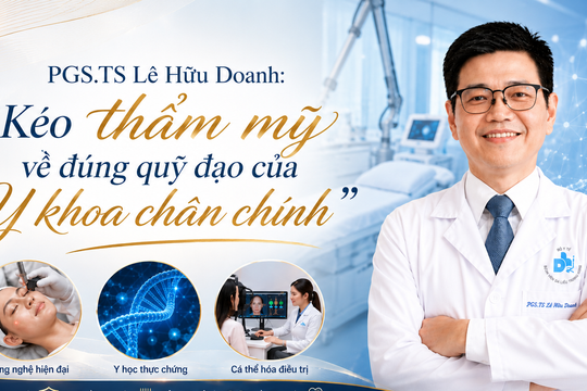 PGS.TS Lê Hữu Doanh: ‘Kéo thẩm mỹ về đúng quỹ đạo của Y khoa chân chính’