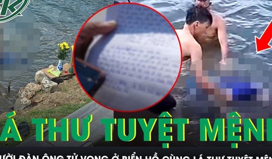 Sau cuộc gọi với gia đình, người đàn ông được phát hiện tử vong ở Biển Hồ cùng lá thư tuyệt mệnh