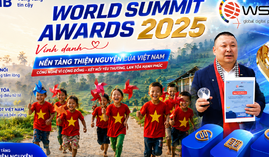 World Summit Awards 2025 vinh danh Nền tảng Thiện nguyện của Việt Nam