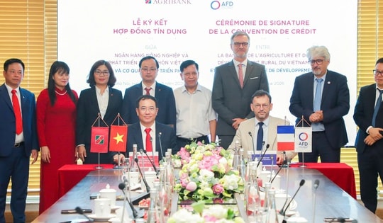 Agribank ký kết Hợp đồng tín dụng Hạn mức tài chính khí hậu với Cơ quan Phát triển Pháp