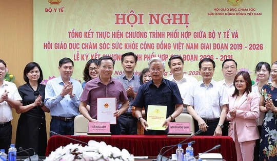 Bộ Y tế và Hội Giáo dục chăm sóc sức khỏe cộng đồng Việt Nam tăng cường phối hợp vì sức khỏe nhân dân