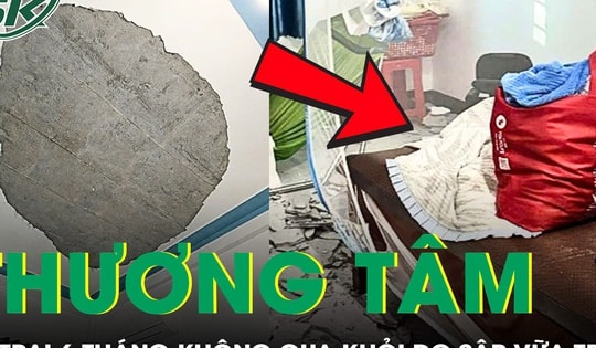 Đang ngủ trong màn, bé trai 6 tháng tuổi gặp nạn thương tâm vì trần nhà bong tróc