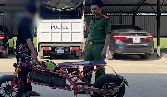 Học sinh lớp 9 đặt mua linh kiện qua mạng để tự chế "siêu xe" có thể chạy hơn 100km/h
