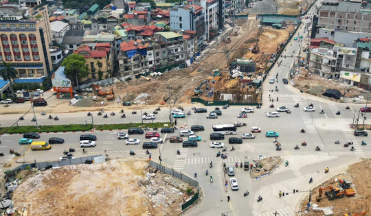 Hà Nội điều chỉnh giao thông nút La Thành - Nguyễn Chí Thanh thi công metro tuyến số 5