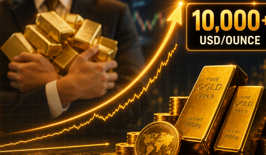 Rockefeller Global Investment Management dự báo giá vàng có thể đạt 10.000 USD vào 2030