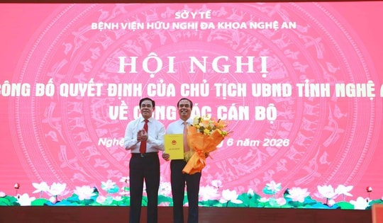 Tân Giám đốc Bệnh viện Hữu nghị Đa khoa Nghệ An: Xây dựng bệnh viện thông minh, chuyên nghiệp và hiện đại