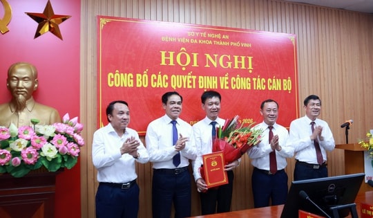 Bệnh viện Đa khoa TP Vinh có tân Giám đốc