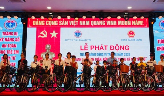Để gần 450.000 trẻ em tại Quảng Trị 'hạnh phúc, an toàn, vững bước trong kỷ nguyên số'