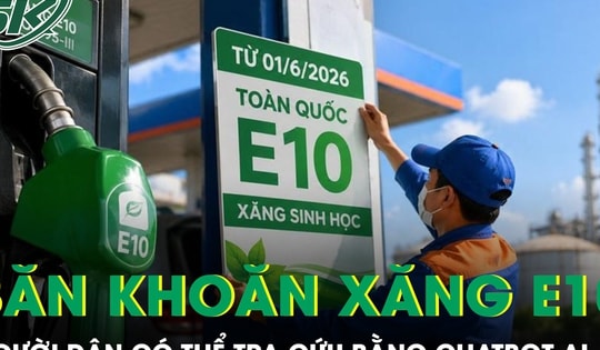 Băn khoăn về xăng E10, người dân có thể tra cứu bằng chatbot AI của Bộ Công Thương