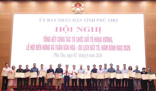 Báo Sức khỏe và Đời sống được khen thưởng vì tuyên truyền tốt Lễ Giỗ Tổ Hùng Vương 2026