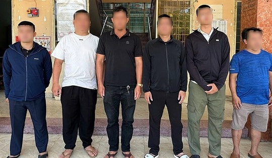 Hỗn chiến tại quán nhậu, 6 người được mời lên công an làm việc