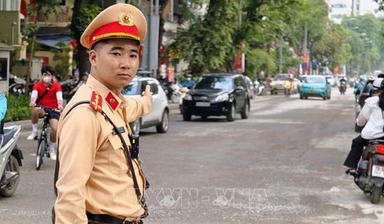 Phân luồng giao thông phục vụ sự kiện tại Hà Nội trong ngày 7 - 8/6
