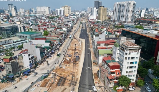 Diện mạo mới đường vành đai 1 nhiều đoạn được thảm nhựa