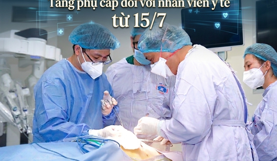 Chi tiết so sánh các mức tăng phụ cấp đối với nhân viên y tế được hưởng từ 15/7