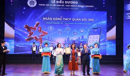 BIZ MBBank được vinh danh tại lễ biểu dương thành tựu tác động vì Việt Nam số 2026