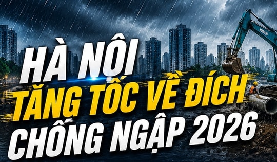 Hà Nội tăng tốc về đích chống ngập 2026