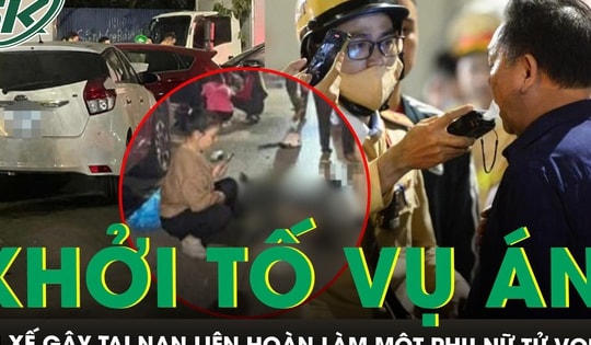 Khởi tố vụ án tài xế say xỉn gây tai nạn liên hoàn làm một phụ nữ tử vong trên phố Nguyễn Chánh