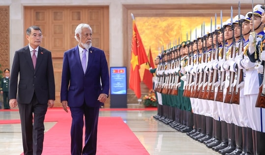 Thủ tướng Lê Minh Hưng chủ trì đón Thủ tướng Timor-Leste