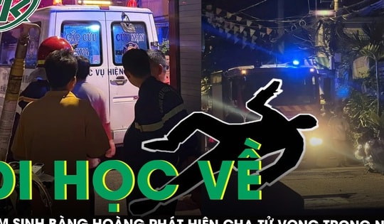 Đi học về, nam sinh bàng hoàng phát hiện cha nằm bất động trên sàn nhà tầng hai