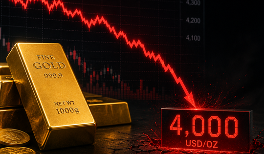 Giá vàng thế giới ngày 11/6 sắp thủng mốc 4.000 USD
