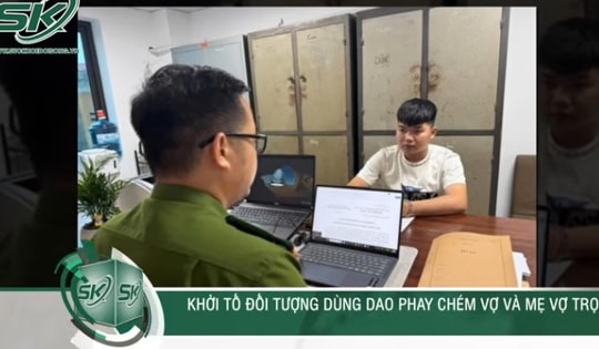 Con rể cầm dao phay truy sát mẹ vợ và vợ khiến nhiều người khiếp sợ