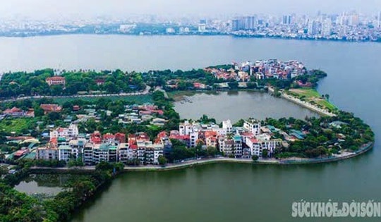 Đề nghị cải tạo Hồ Tây theo hướng không xâm lấn, không làm giảm diện tích mặt nước