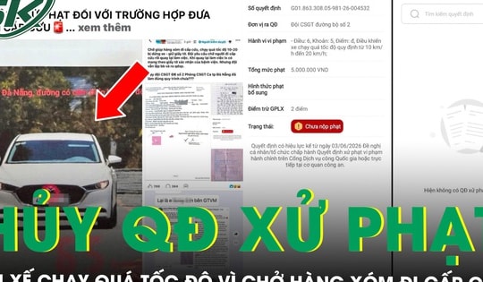Tài xế chạy quá tốc độ vì chở hàng xóm đi cấp cứu được hủy quyết định xử phạt