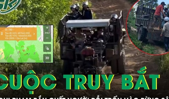 Cảnh sát truy bắt nghi phạm nổ súng bắn chết người rồi bỏ trốn vào rừng sâu ở Gia Lai