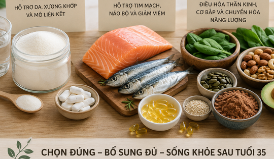 Sau tuổi 35, nên ưu tiên bổ sung collagen, omega-3 hay magie?