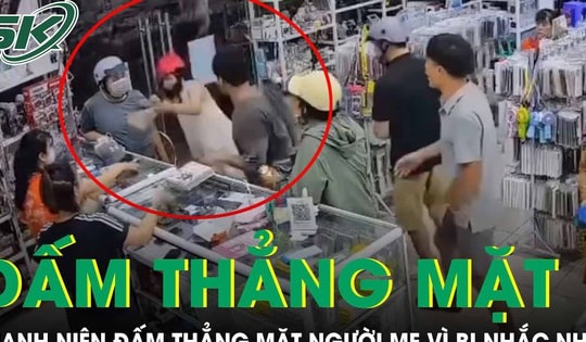 Bị nhắc nhở vì cố tình xô cửa vào bé gái, thanh niên đấm thẳng mặt người mẹ