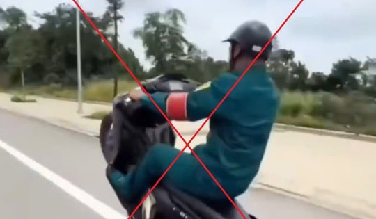 Từng bị tịch thu xe vì 'bốc đầu', thanh niên vẫn tái phạm với hàng loạt lỗi vi phạm giao thông